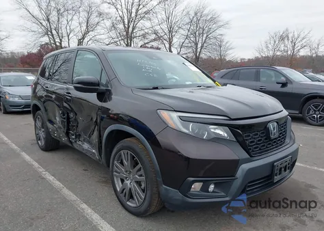 2019 Honda Passport Ex-L из США, поврежденный, VIN 5FNYF8H56KB023027